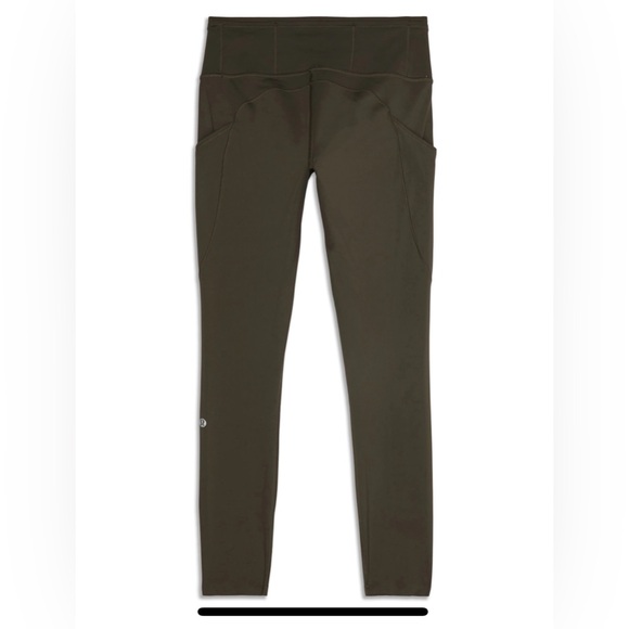 Lululemon Leggings | Fast & Free High-Rise Tight | Size: 4 | Color: Dark Olive - Picture 2 of 7